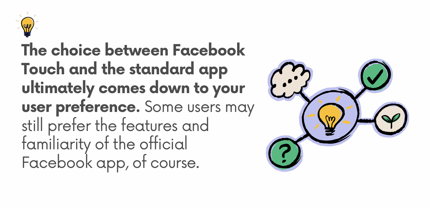 What are the Limitations of Facebook Touch? explanation: What are the Limitations of Facebook Touch?
